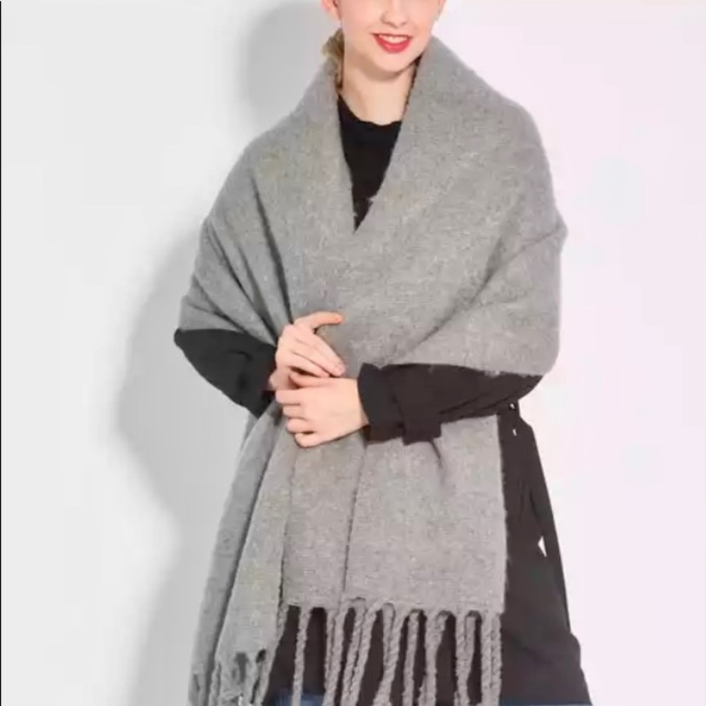 Wool Scarf Wrap Womens Shawl